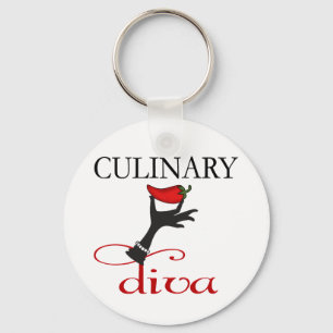 Porte-clés Diva culinaire