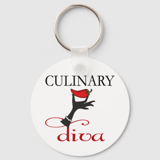 Porte-clés Diva culinaire (Recto)