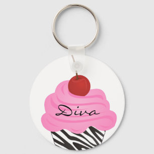 Porte-clés Diva Cupcake