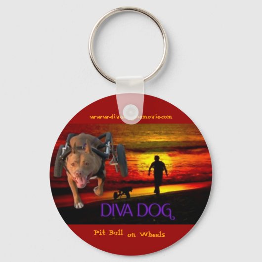 Porte-clés DIVA DOG Poster Logo Porte - clé version 2 (Recto)