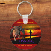 Porte-clés DIVA DOG Poster Logo Porte - clé version 2 (Recto)