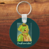 Porte-clés Diva Fashionista Au Printemps (Recto)