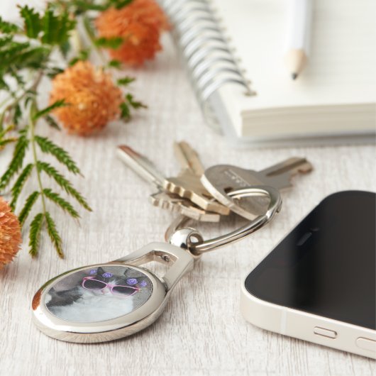 Porte-clés Diva féline (Côté )