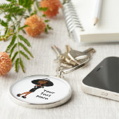 Porte-clés diva princesse ethnique (Côté)