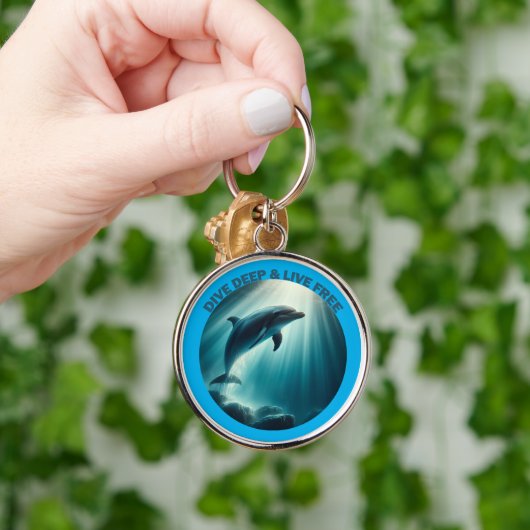 Porte-clés Dive Deep Live Dolphin gratuit (Main)