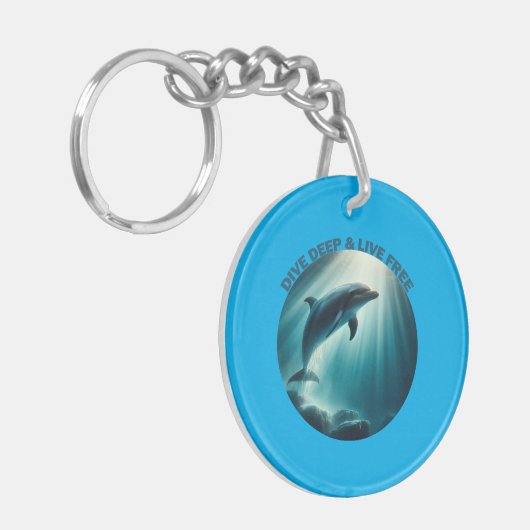 Porte-clés Dive Deep Live Dolphin gratuit (Devant gauche)