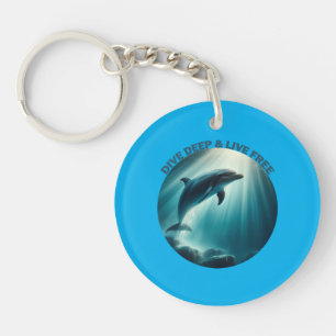 Porte-clés Dive Deep Live Dolphin gratuit
