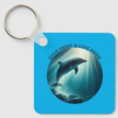 Porte-clés Dive Deep Live Dolphin gratuit (Recto)