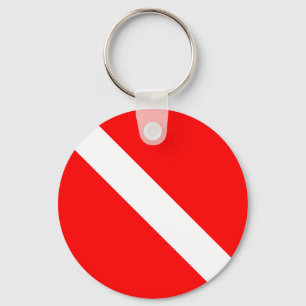 Porte-clés Diver Down Classic Flag SCUBA