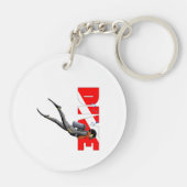 Porte-clés Diver SCUBA (Dos)