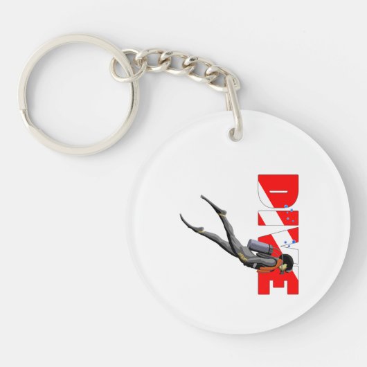 Porte-clés Diver SCUBA (Devant)