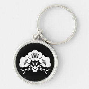 Porte-clés Diverses fleurs de prunier