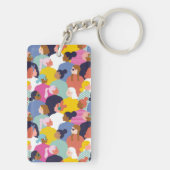 Porte-clés Diversité des femmes - Femmes de diverses races (Dos)