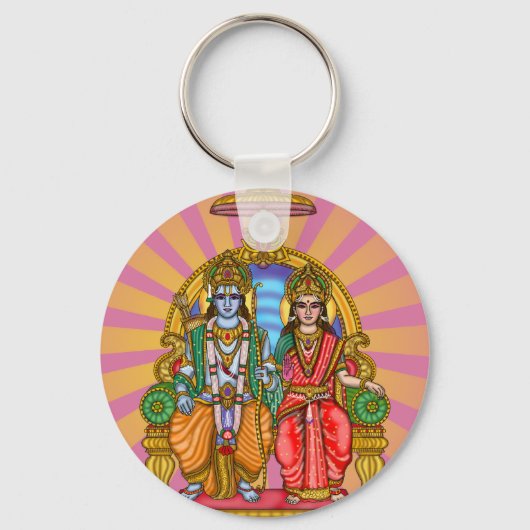 Porte-clés divin Sita Ram (Recto)