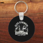 Porte-clés Division Droite Deadlift Club Gym Poids (Recto)