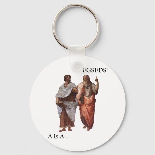 Porte-clés Division philosophique - A est A vs FGSFDS (Recto)