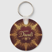 Porte-clés Diwali doré (Recto)