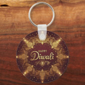 Porte-clés Diwali doré (Recto)