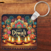Porte-clés Diwali festif (Verso)