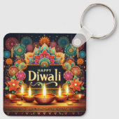 Porte-clés Diwali festif (Dos)