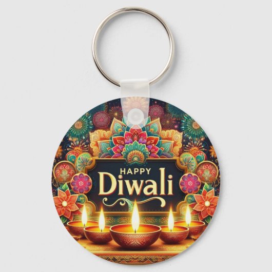 Porte-clés Diwali festif (Recto)