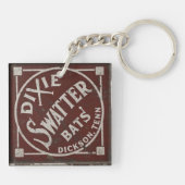Porte-clés Dixie Swatters Dickson TN AH Cuirs Bats (Dos)