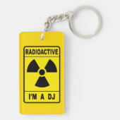 Porte-clés DJ radioactif (Dos)