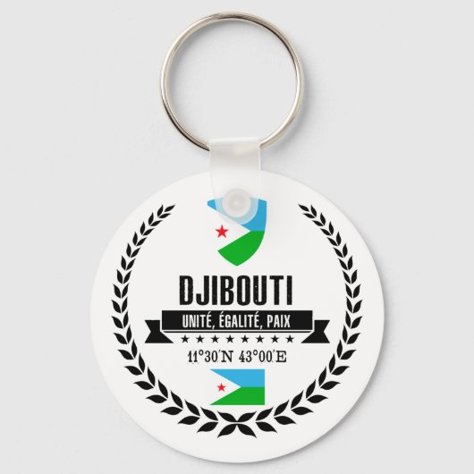 Porte-clés Djibouti (Recto)