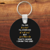 Porte-clés Do For I'll Math Formula Math Puns (Recto)