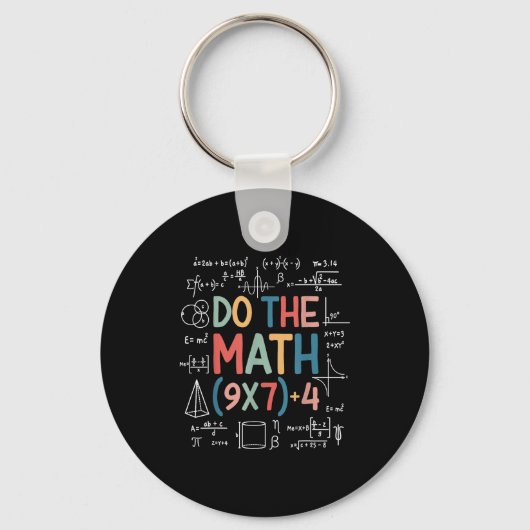 Porte-clés Do The Math 67 Meme Funny Six Seven Math Teacher M (Recto)