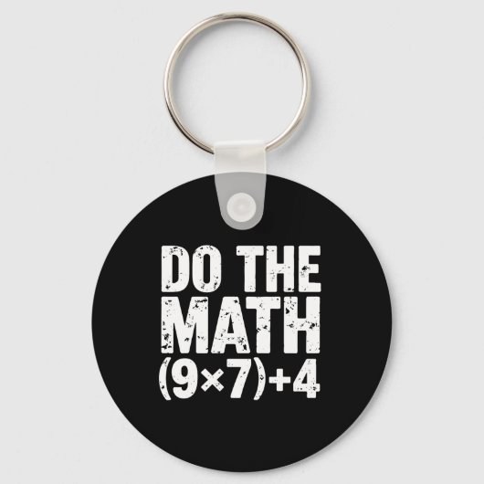 Porte-clés Do The Math 67 Meme Funny Six Seven Teacher  (Recto)