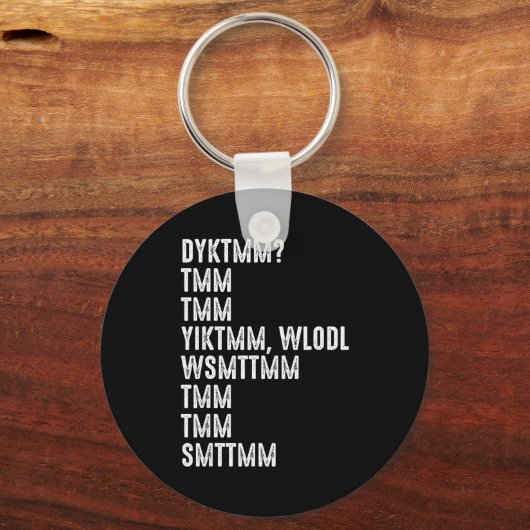 Porte-clés Do You Know The Muffin Man Dyktmm Funny Quote (Recto)