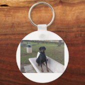 Porte-clés doberman pincher assis.png (Recto)