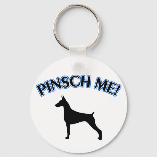 PORTE-CLÉS DOBERMAN "PINSCH ME!" KEYCHAIN (Recto)