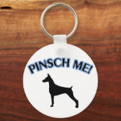 PORTE-CLÉS DOBERMAN "PINSCH ME!" KEYCHAIN (Recto)