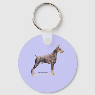 Porte-clés Doberman Pinscher