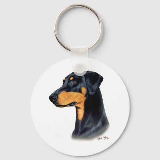 Porte-clés Doberman Pinscher (Recto)