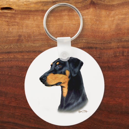 Porte-clés Doberman Pinscher (Recto)