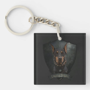 Porte-clés Doberman Pinscher