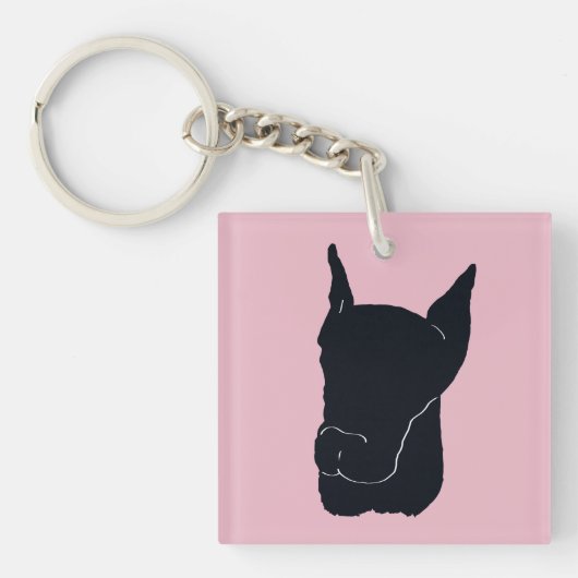 Porte-clés Doberman Pinscher (Devant)