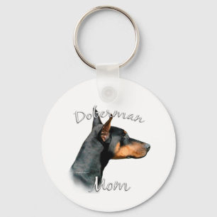 Porte-clés Doberman Pinscher (blk) Maman 2