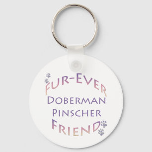 Porte-clés Doberman Pinscher Furever