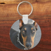 Porte-clés Doberman Pinscher Keychain (Recto)