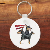 Porte-clés Doberman Pinscher Trio 2 - Porte - clé (Recto)