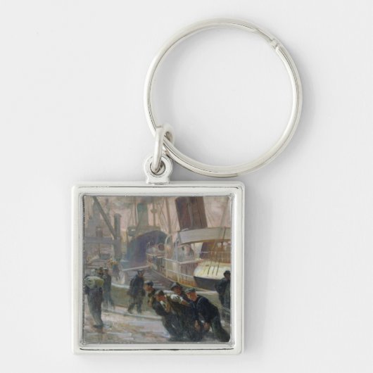 Porte-clés Dockers de Liverpool chez Dawn, 1903 (Devant)