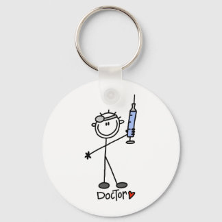 Porte-clés Docteur de la figure de bâton de base