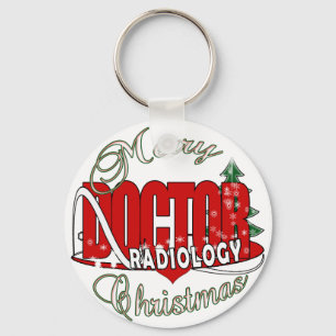PORTE-CLÉS DOCTEUR DE RADIOLOGIE DE NOËL