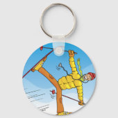 Porte-clés Docteur En Skis (Recto)