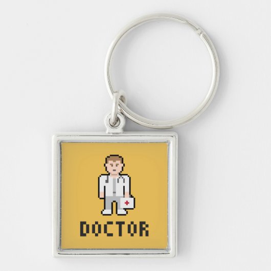 Porte-clés Docteur Keychain de pixel (Devant)