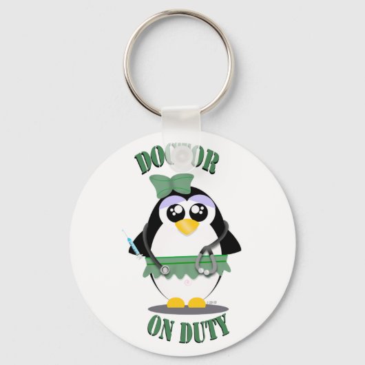 Porte-clés Doctor on Duty Penguin (Recto)